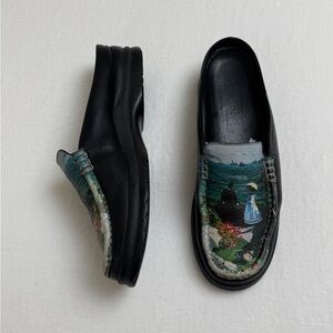 ICON Wearable Art Flat Slip-On Monet Garden At Sainte Loafers Size 8.5